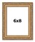 6x8 Museum-Quality Picture Frame with UV-Resistant Acrylic & Acid-Free Backing, Available in 4 Finishes - Gold, Silver, Bronze, and Black